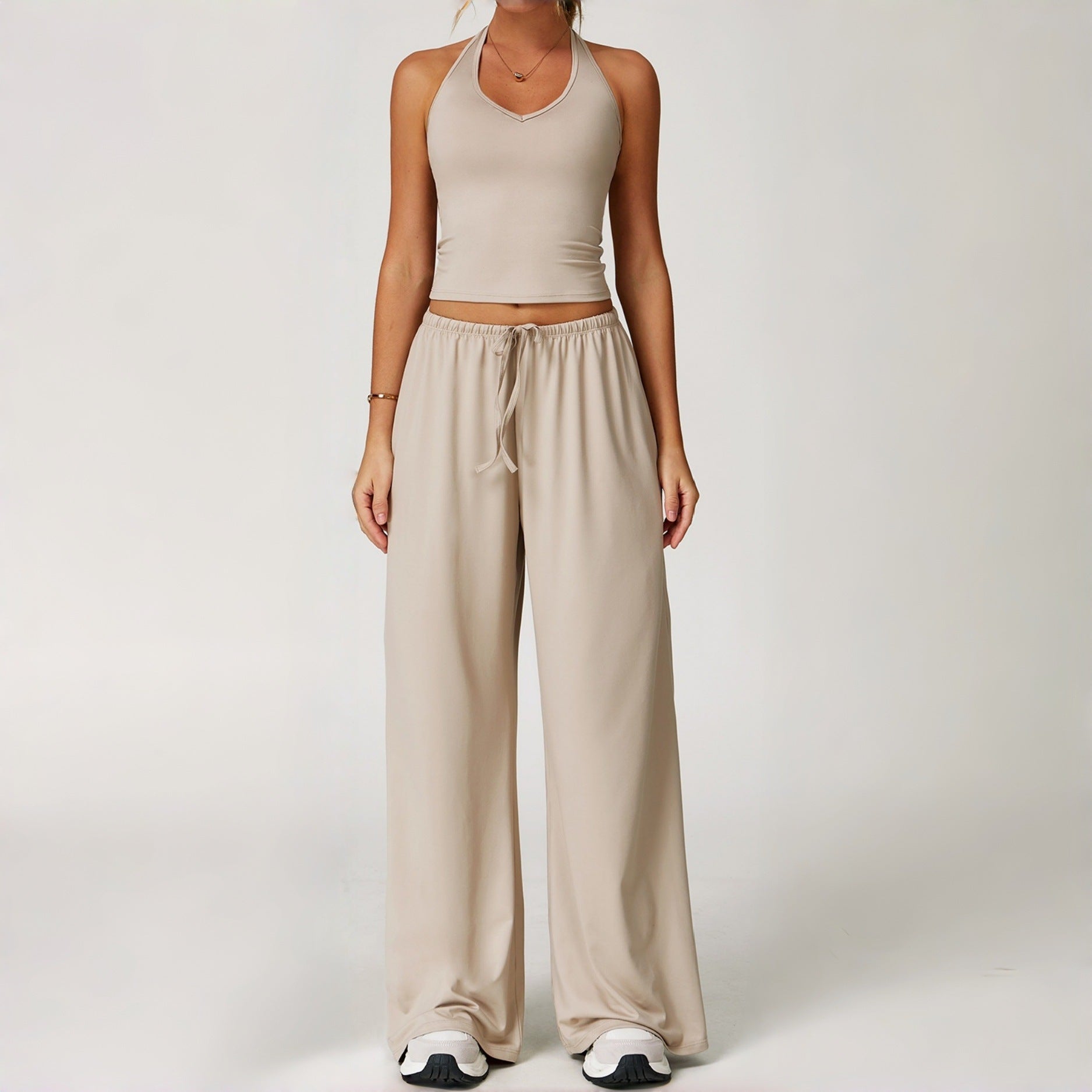 Conjunto Deportivo de Yoga de Secado Rápido para Mujer