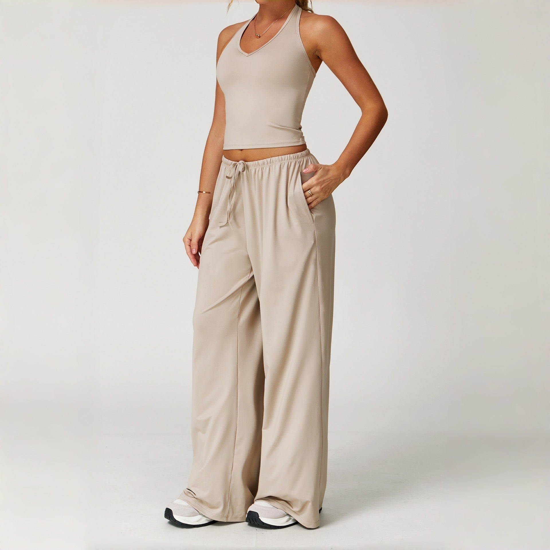 Conjunto Deportivo de Yoga de Secado Rápido para Mujer