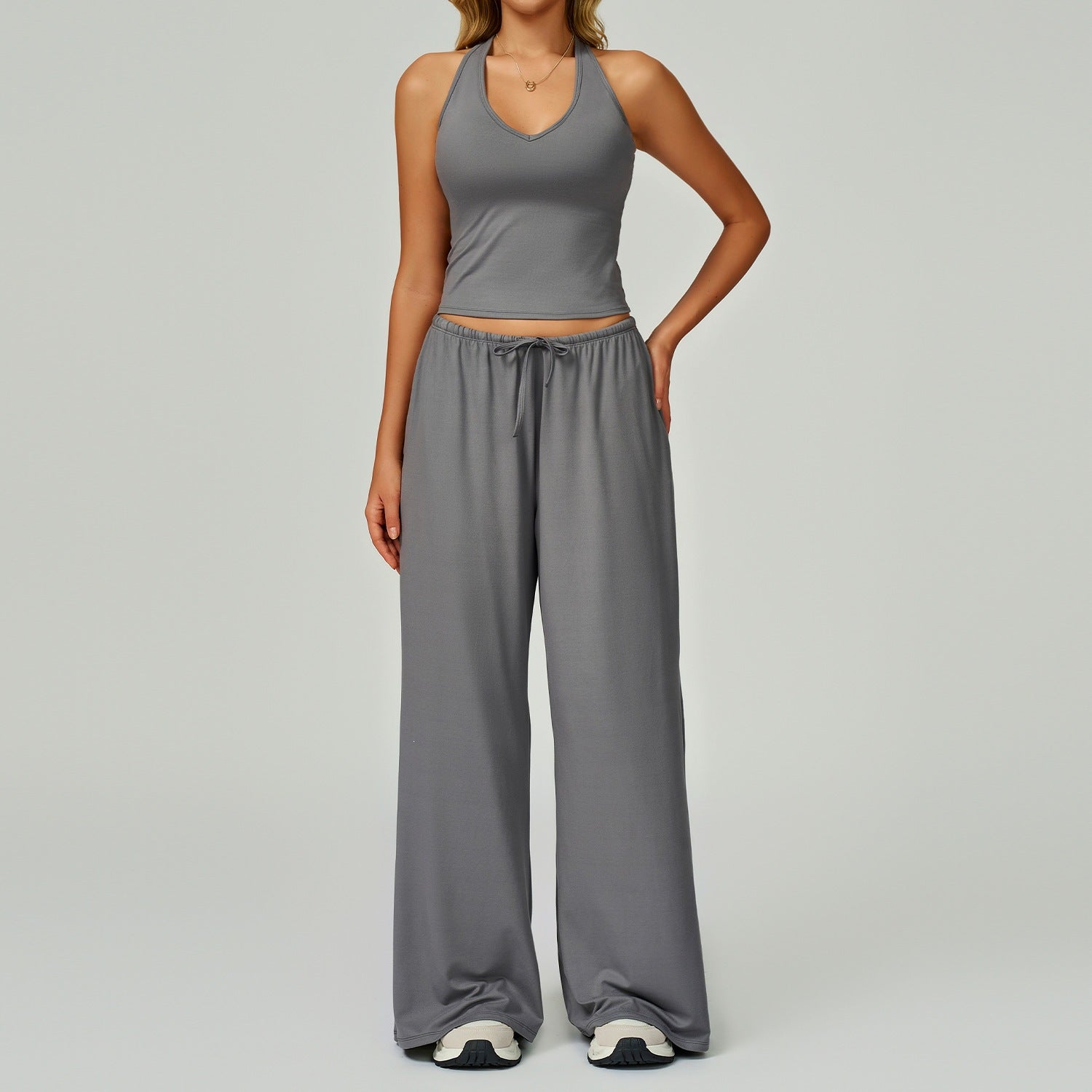 Conjunto Deportivo de Yoga de Secado Rápido para Mujer